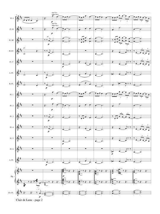 Debussy, C :: Clair de Lune