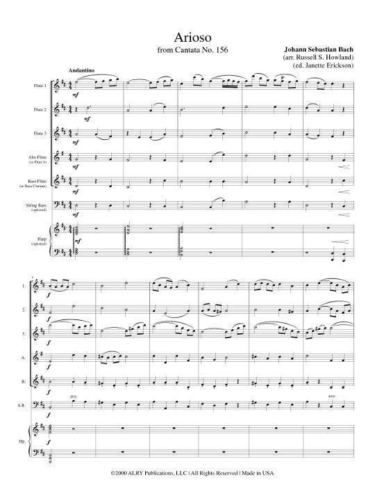 Bach, JS :: Arioso from Cantata No. 156