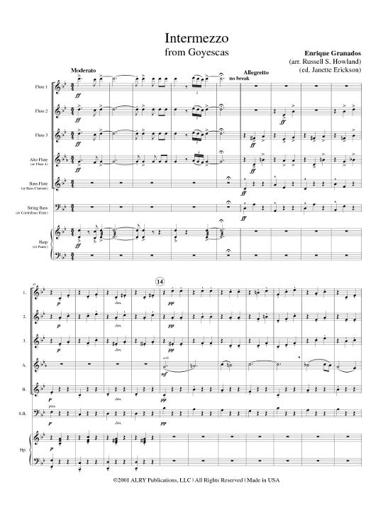 Granados, E :: Intermezzo from Goyescas