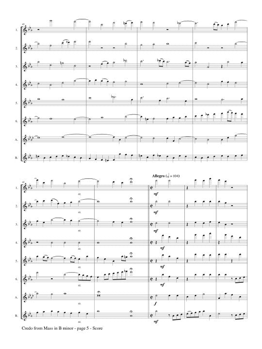Bach, JS :: Credo