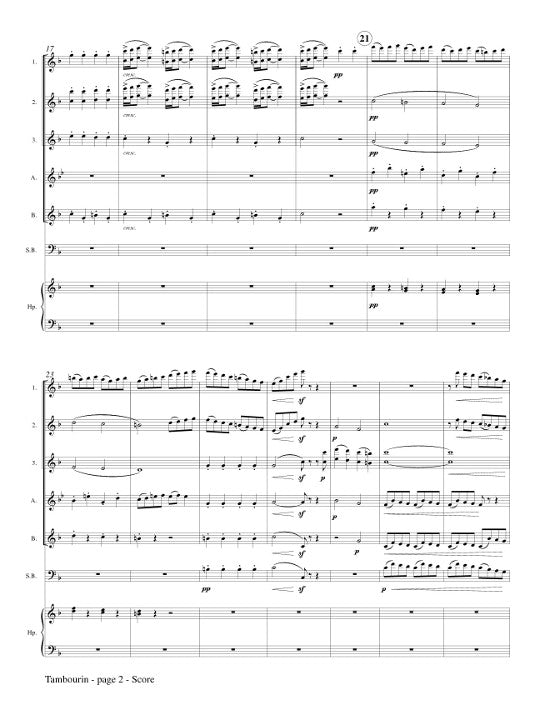 Gretry, A :: Tambourin from Ballet Suite