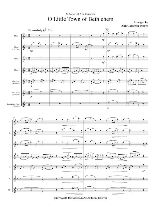 Pearce, AC :: O Little Town of Bethlehem