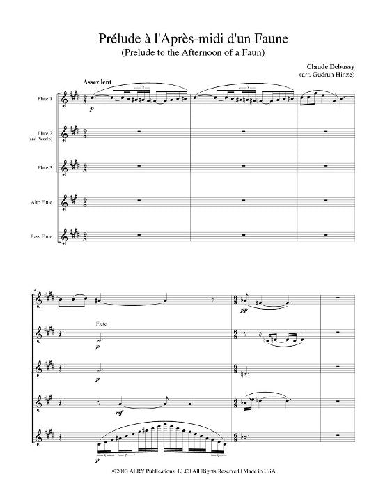 Debussy, C :: Prelude a l'Apres-midi d'un Faune