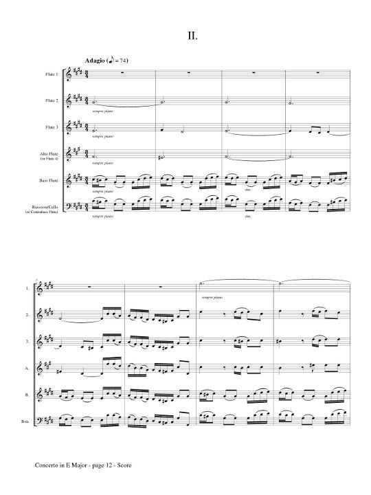 Bach, JS :: Concerto in E Major, BWV 1042