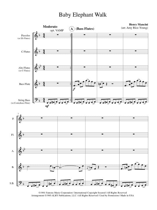 Mancini, H :: Baby Elephant Walk