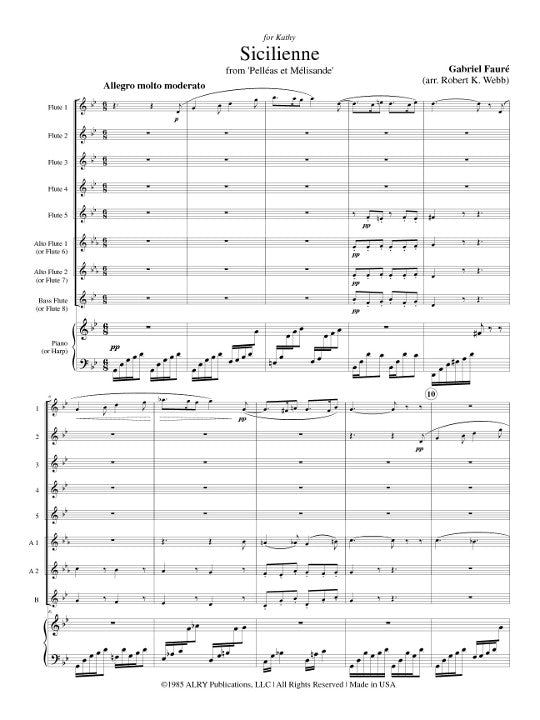 Faure, G :: Sicilienne