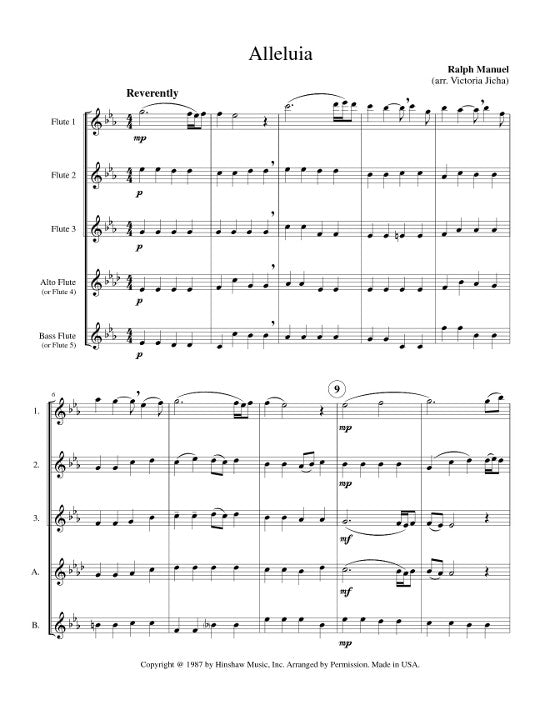 Manuel, R :: Alleluia