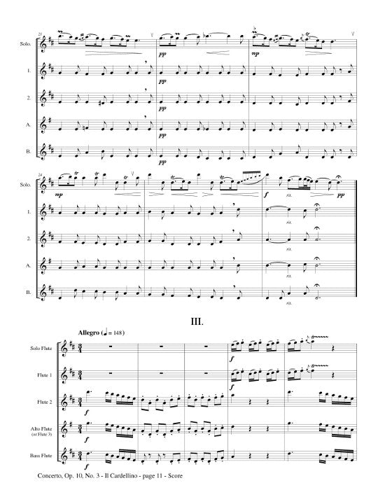 Vivaldi, A :: 'Il Cardellino' Concerto, op. 10 No. 3
