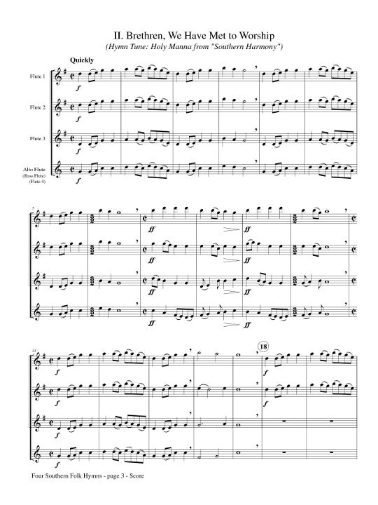 Traditional :: Four Southern Folk Hymns