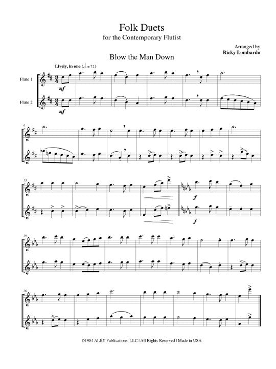 Traditional :: Folk Duets for the Contemporary Flutist
