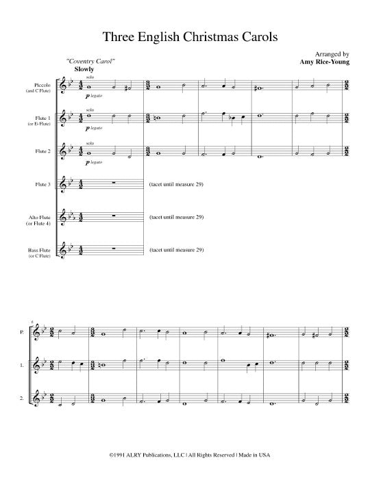 Traditional :: Three English Christmas Carols