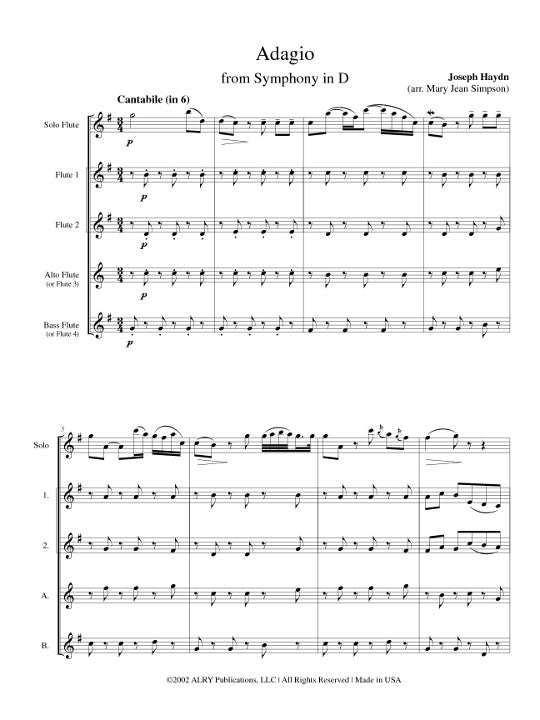 Haydn, FJ :: Adagio from Symphony in D