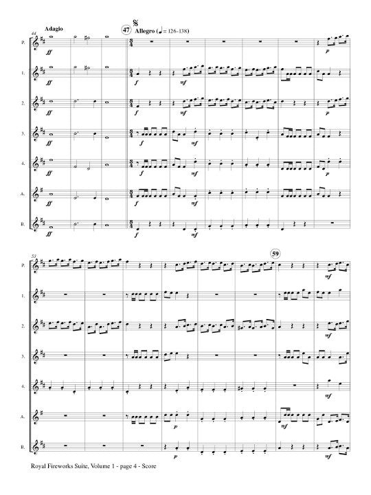 Handel, GF :: Royal Fireworks Suite Ouverture