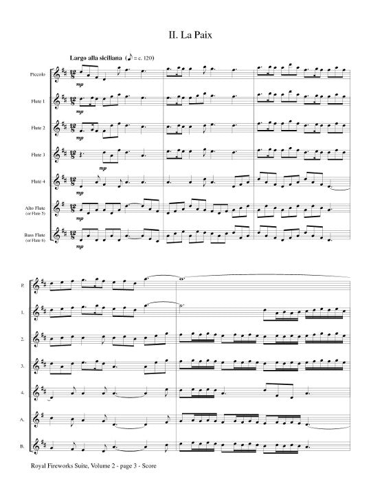 Handel, GF :: Royal Fireworks Suite Volume II