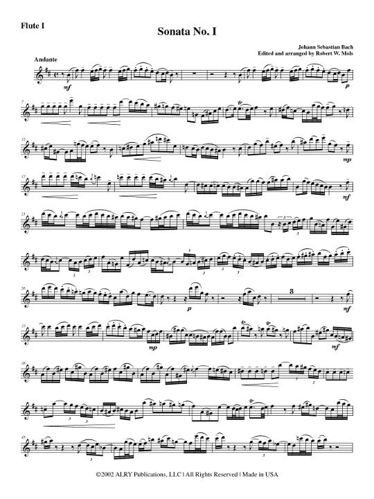 Bach, JS :: Complete Flute Sonatas of J.S. Bach Volumes 1 and 2 (BWV 1030-1035)