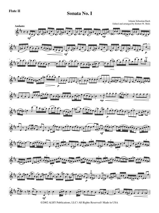 Bach, JS :: Complete Flute Sonatas of J.S. Bach Volumes 1 and 2 (BWV 1030-1035)