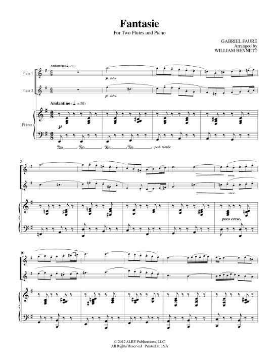 Faure, G :: Fantasie