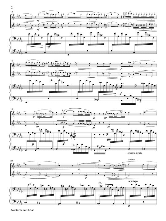 Chopin, F :: Nocturne in D flat