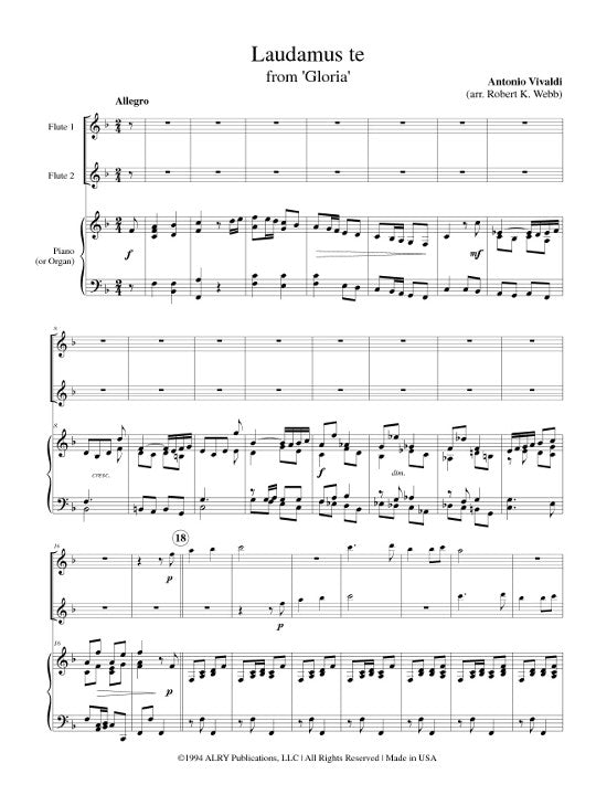 Vivaldi, A :: Laudamus te (We Praise Thee)