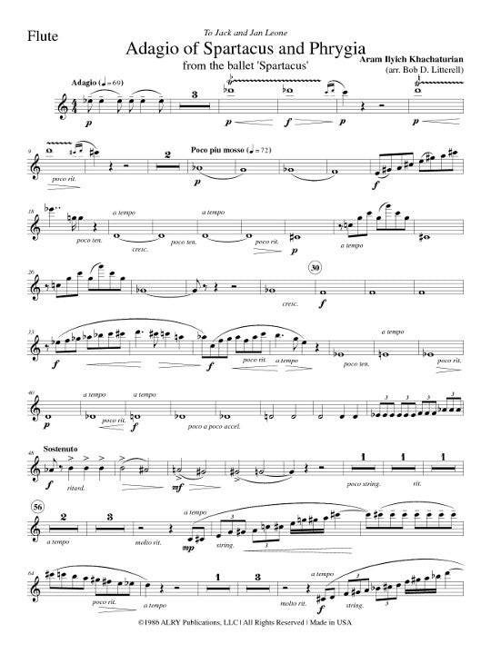 Khachaturian, A :: Adagio from Spartacus