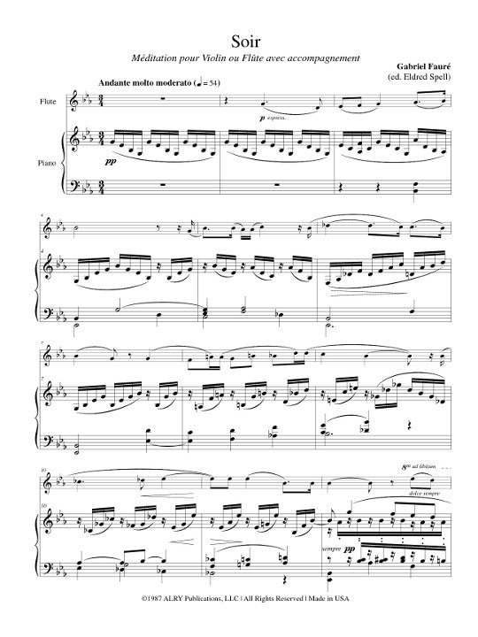 Faure, G :: Soir