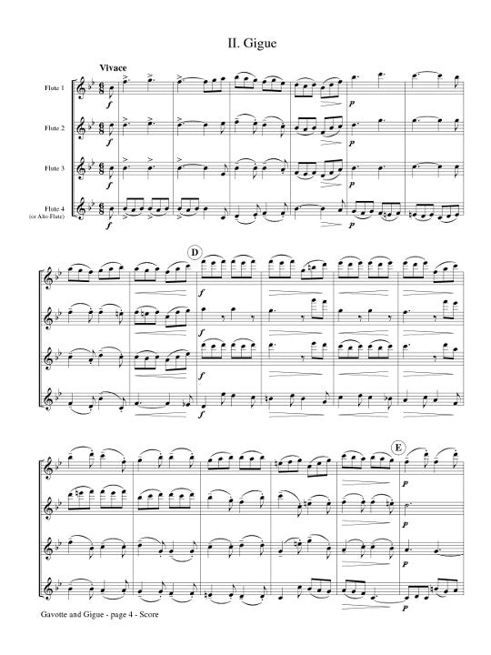 Bach, JS :: Gavotte and Gigue from Orchestral Suite No. 3