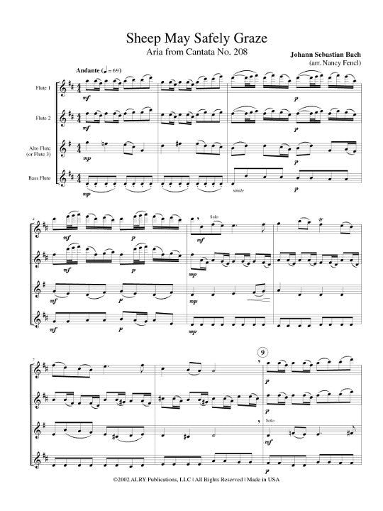 Bach, JS :: Sheep May Safely Graze
