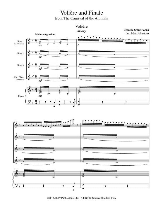 Saint-Saens, C :: Voliere and Finale from The Carnival of the Animals