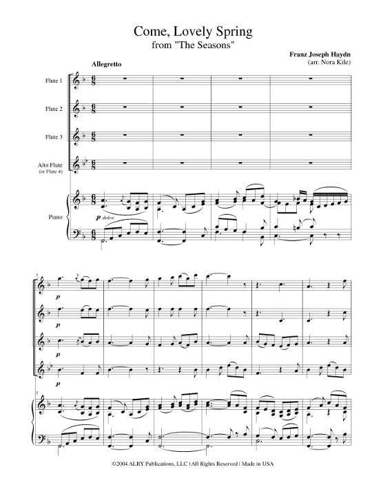 Haydn, J :: Come, Lovely Spring