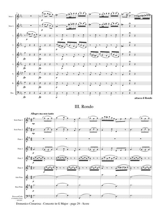 Cimarosa, D :: Concerto in G Major