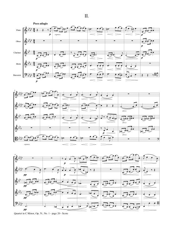 Brahms, J :: Quartet in C minor, Op. 51, No. 1
