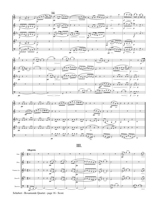 Schubert, F :: Quartet in A minor, Op. 29, No. 13, D. 804 'Rosamunde'