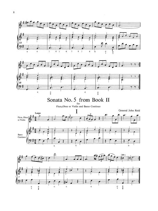 Reid, J :: Solo in G Major Book II No. 2 | Solo in G Major Book II No. 5