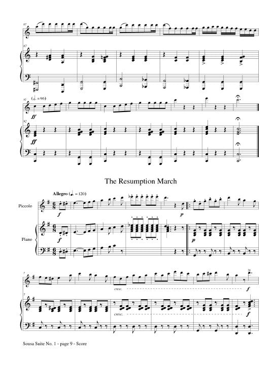 Sousa, JP :: Sousa Suite No. 1