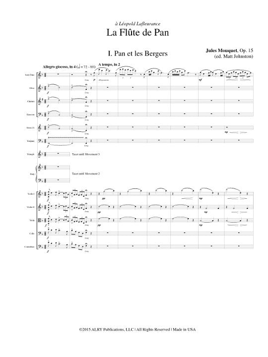Mouquet, J :: La Flute de Pan