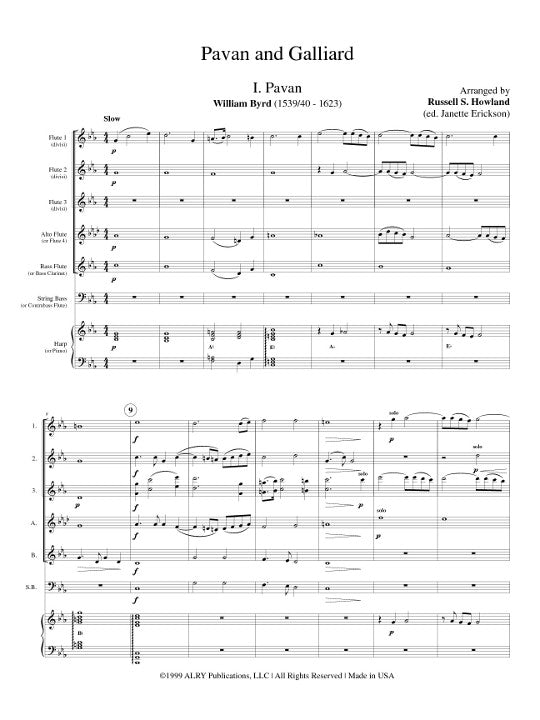 Byrd, W; Arbeau, T :: Pavan and Galliard