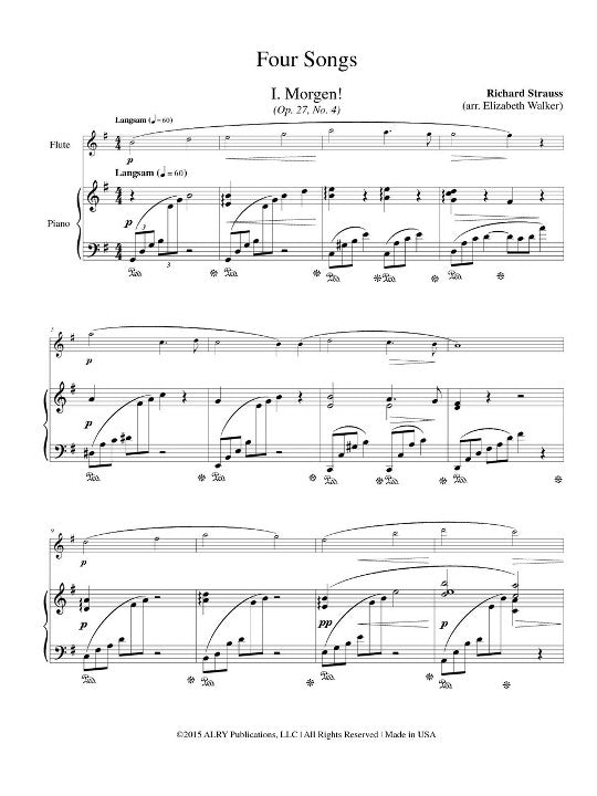 Strauss, R :: Four Songs