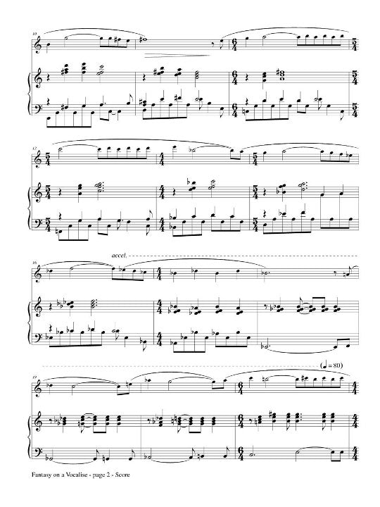 Pursley-Kopitzke, E :: Fantasy on a Vocalise