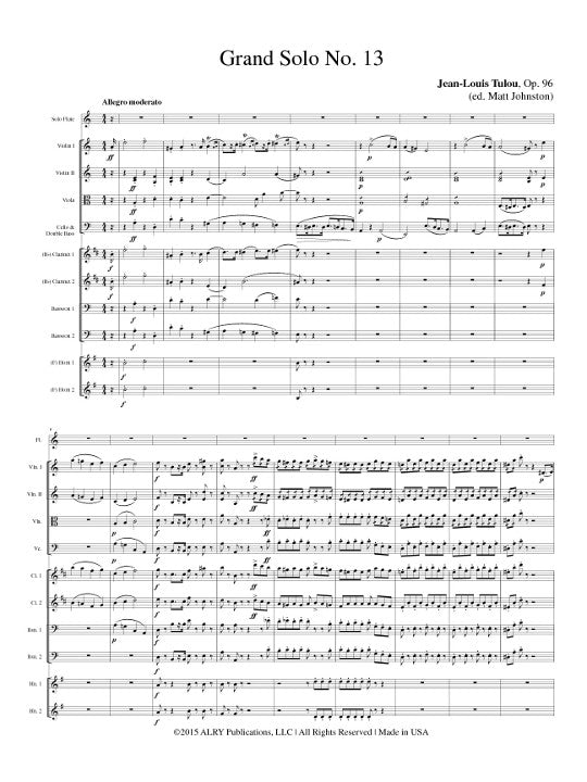 Tulou, J-L :: Grand Solo No. 13