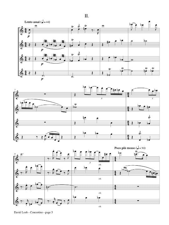 Loeb, D :: Concertino