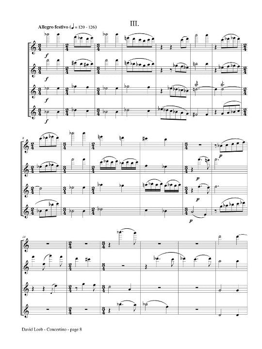 Loeb, D :: Concertino