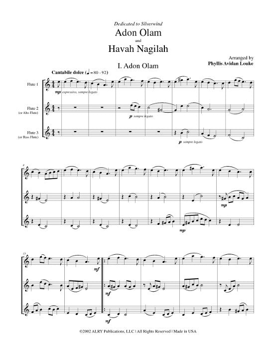 Traditional :: Adon Olam and Havah Nagilah