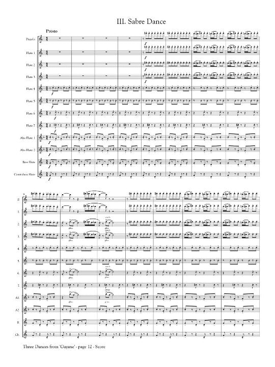 Khachaturian, AI :: Three Dances from 'Gayane'