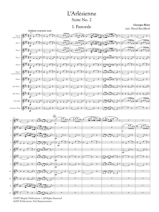 Bizet, G :: L'Arlesienne: Suite No. 2