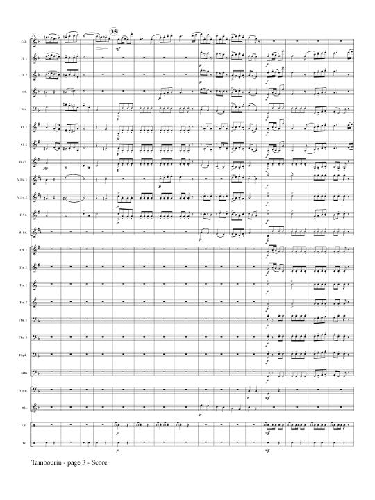 Gossec, FJ :: Tambourin