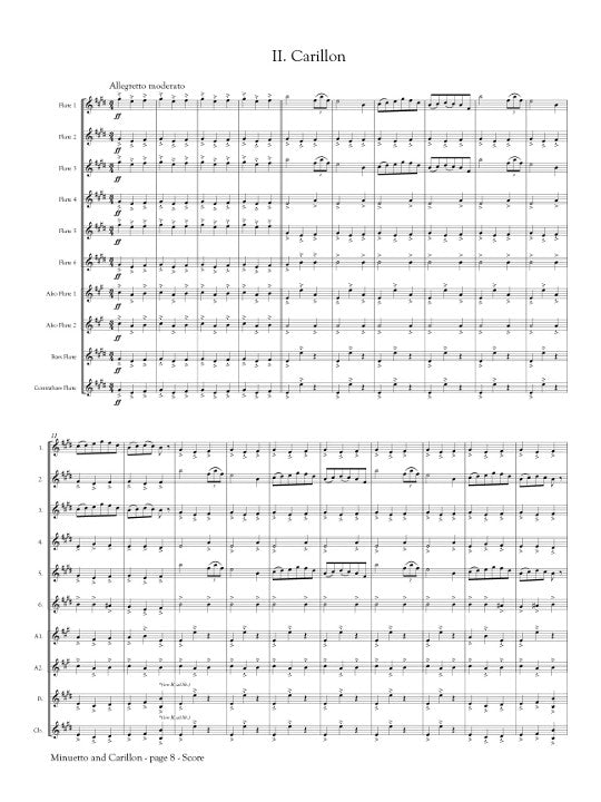 Bizet, G :: Minuetto and Carillon from L'Arlesienne Suite No. 1