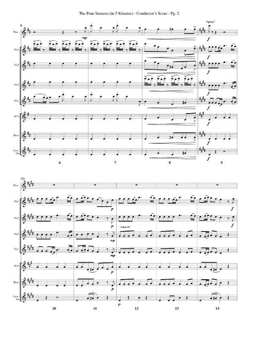 Vivaldi, A :: The Four Seasons (in 5 Minutes)