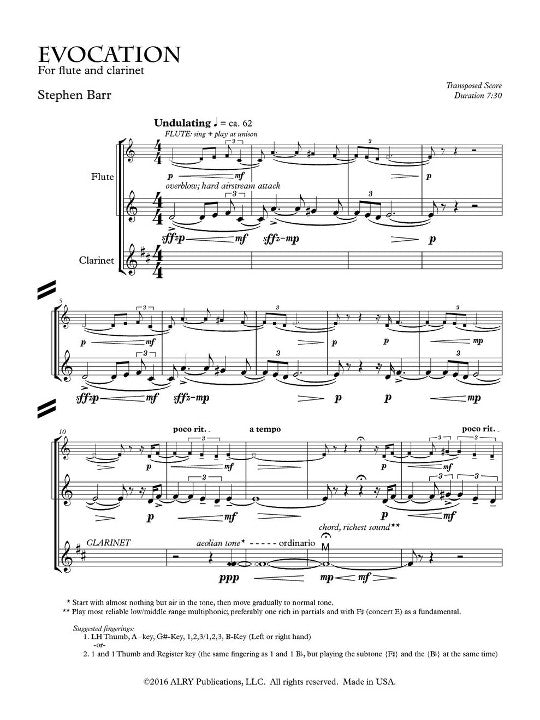 Barr, S :: Evocation