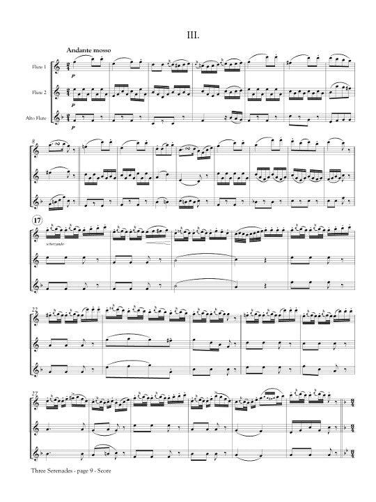 Mercadante, S :: Three Serenades