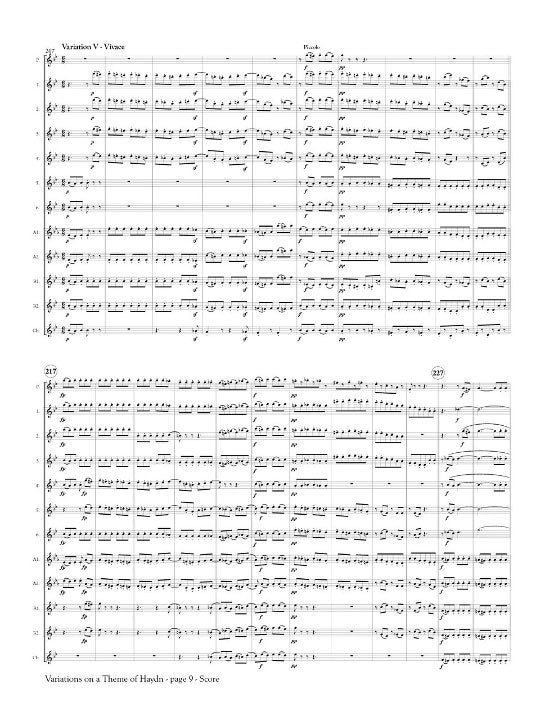 Brahms, J :: Variations on a Theme of Haydn